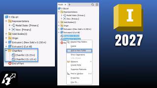 Browser Folders Now at the Part Level | Inventor 2027 screenshot 4