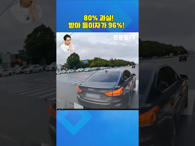 #5739. 80% 과실! 받아 들이자가 96%! #shorts
