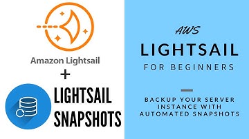 AWS Lightsail for Beginners - Backup your Lightsail Instance with Automatic Snapshots