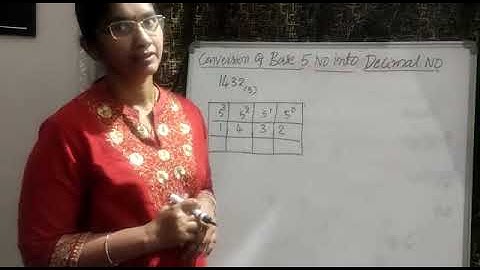 Conversation of Base 5 No. into Decimal No.