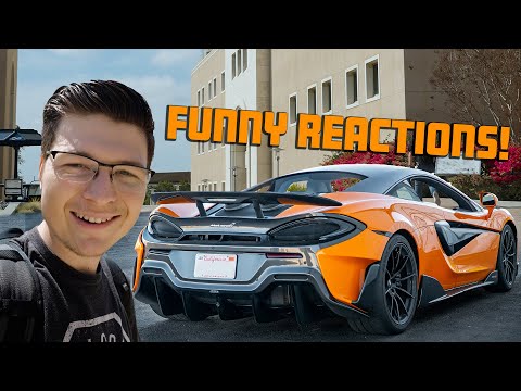 I drove my McLaren to College! You won't believe the reactions...