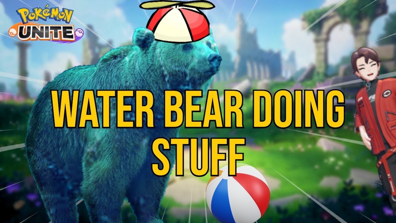 How to make the WATER BEAR do stuff Pokemon Unite YouTube