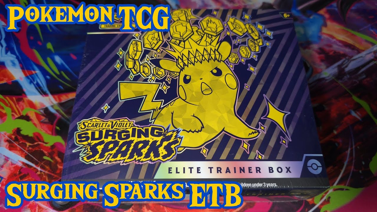 Pokmon TCG Surging Sparks ETB Unboxing