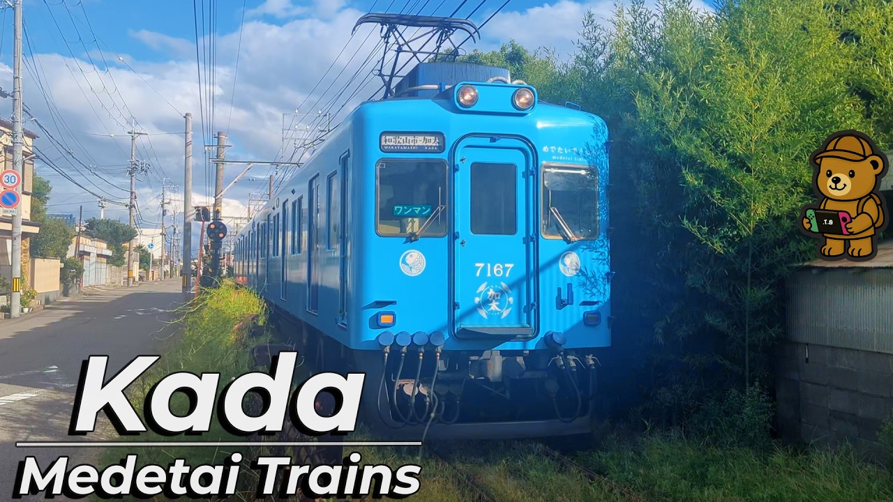 Beary Rides The Medetai Trains Of Kada, Wakayama