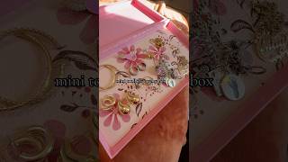 Mini pink jewelry/tool box #toolbox #jewelrybox
