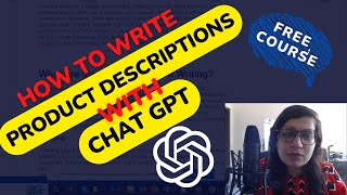 How to Write Product Description with Chat GPT