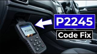 How To Fix P2245 Code - O2 Sensor Reference Voltage Low Fix