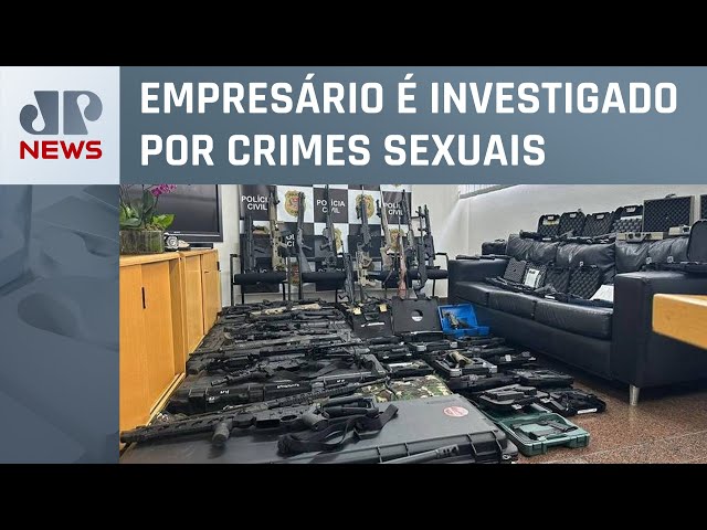 Polícia apreende 70 armas ilegais de Thiago Brennand