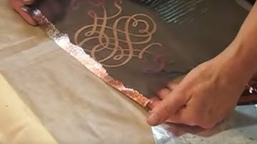 Creating Edges for Projects using Fusible Web and Metallic Foil