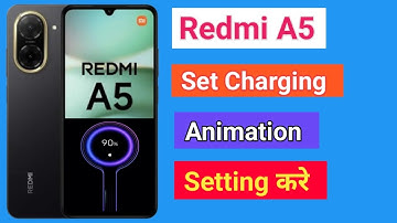 REDMI A5 Charging Animation Set Kare | How To Set Charging Animation in REDMI A5