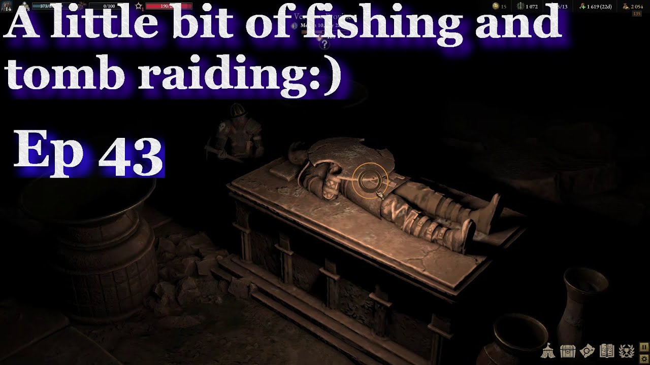 WarTales 1.0 - Lets Play Ep 43 - Vertruse Tomb - Merchant Codex - Crude Key - Lever puzzle & symbols