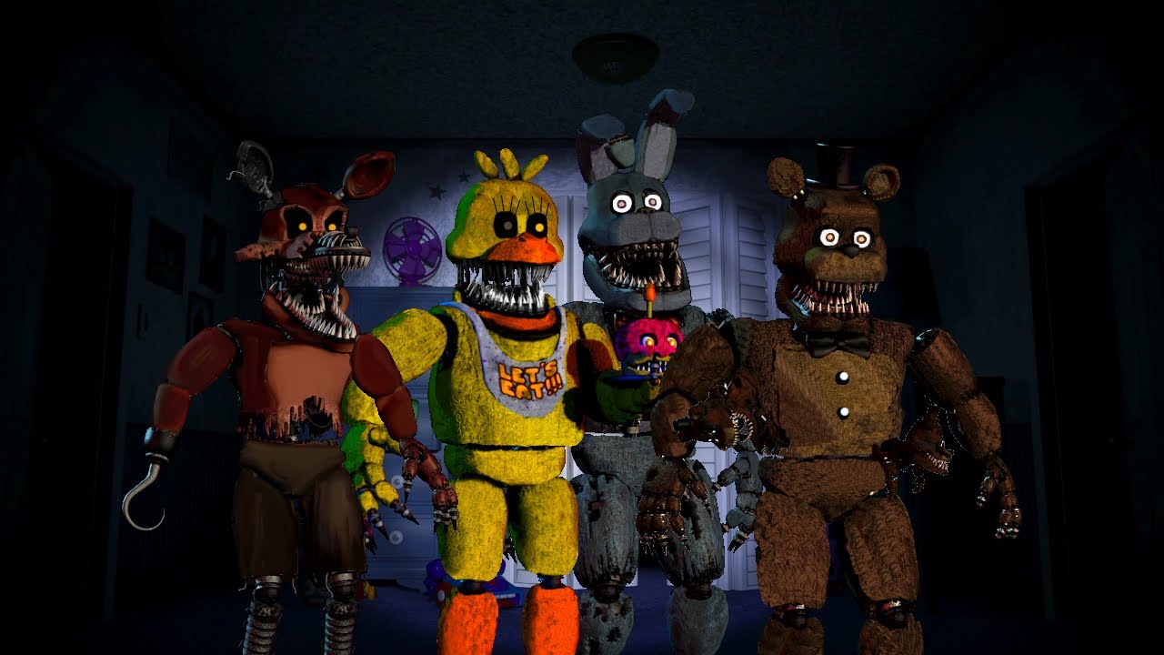 Freddy Fazbear on X: New update! Adventure Nightmare Foxy! //Now we just  need Phantom Freddy and Nightmare Chica. #FNAF #FNAFWorld   / X