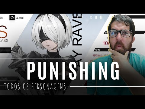 Todos os personagens de Punishing Grey Raven: Untold Naraka x NieR Automata  