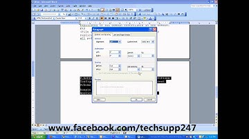 Line Spacing In Microsoft Word 2003
