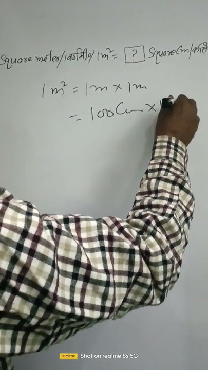how-to-change-square-metre-m-into-square-centimetre-cm-youtube