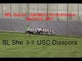 Soccer  sl she 37 usc diaspora