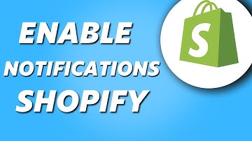 How to Enable Notifications on Shopify! (Easy 2025)