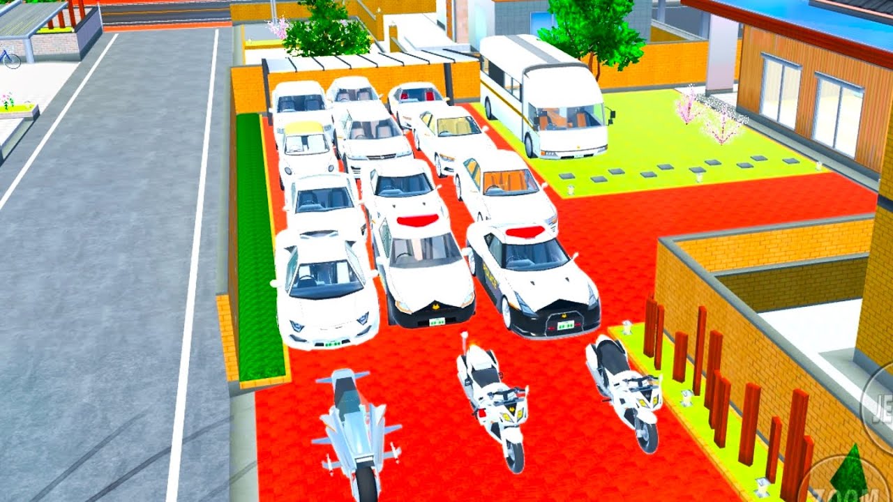 Collection of police white cars 🚓 and collection of police bike 🚲