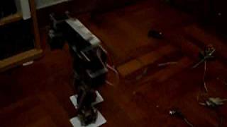 iRobot FAN v3 --- DIY bipedal robot walking (2)