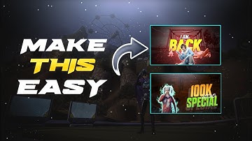 HOW TO MAKE EASY THUMBNAIL LIKE synzX and kemo | Thumbnail Tutorial #bgmi #pubgmobile #thumnail