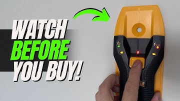 How to use the Dewalt 3/4" Stud Finder and Quick REVIEW! #studfinder