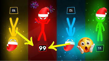 Stickman Party - Part 12. Stickman Funny Gameplay! Tournament Mini Games Walkthrough