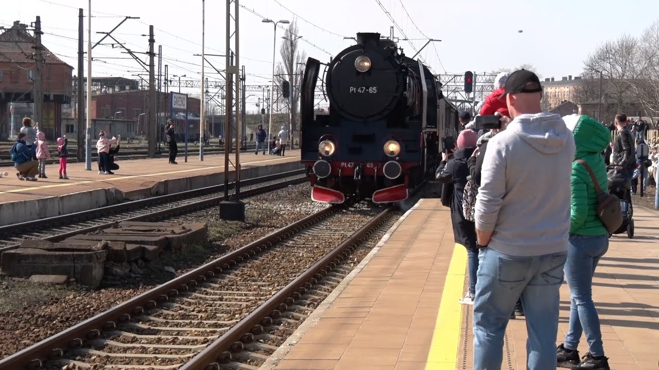 Pociąg „z przeszłości” odwiedził Gniezno
