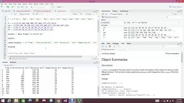 Creating a Data Frame for Geospatial Data Analysis using R