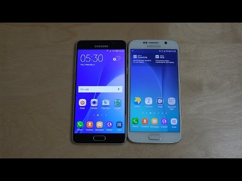 Samsung Galaxy A5 2016 vs. Samsung Galaxy S6 Android 6.0 Beta - Which Is Faster?