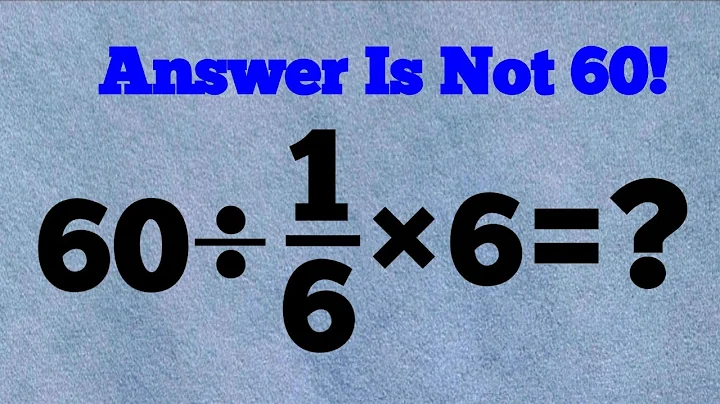 Most People Get This Simple Math Question Wrong!