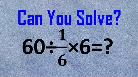 Most People Get This Simple Math Question Wrong!