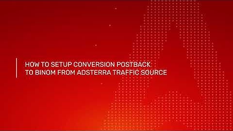 Adsterra x Binom Integration Tutorial