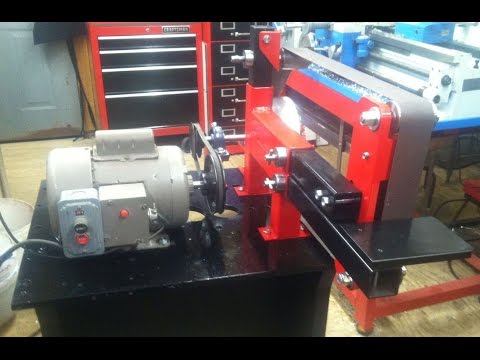 2 x 72 Belt Grinder Reverse Build - Part 1 (Intro & Rollers) - YouTube