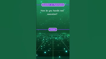 Top SQA Automation Questions for Viva Test | Software Testing Prep