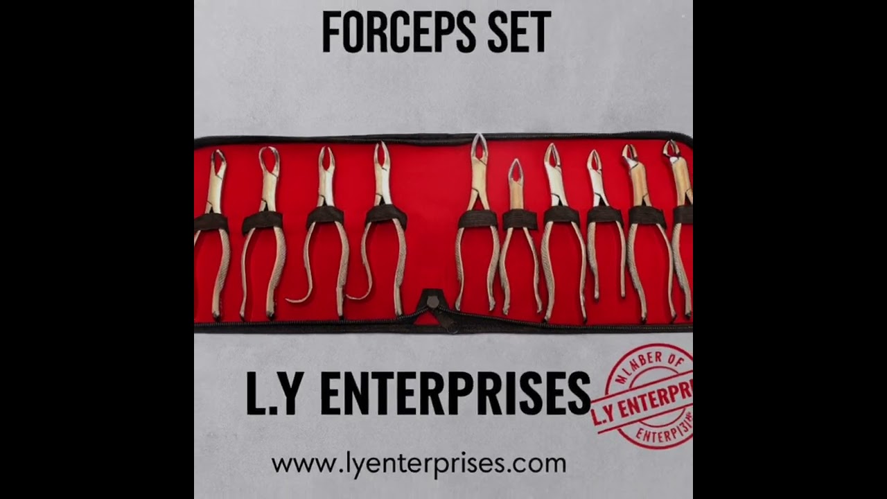 durable 10 pcs dental extraction forceps set crafted from high quality stainless steel, providing