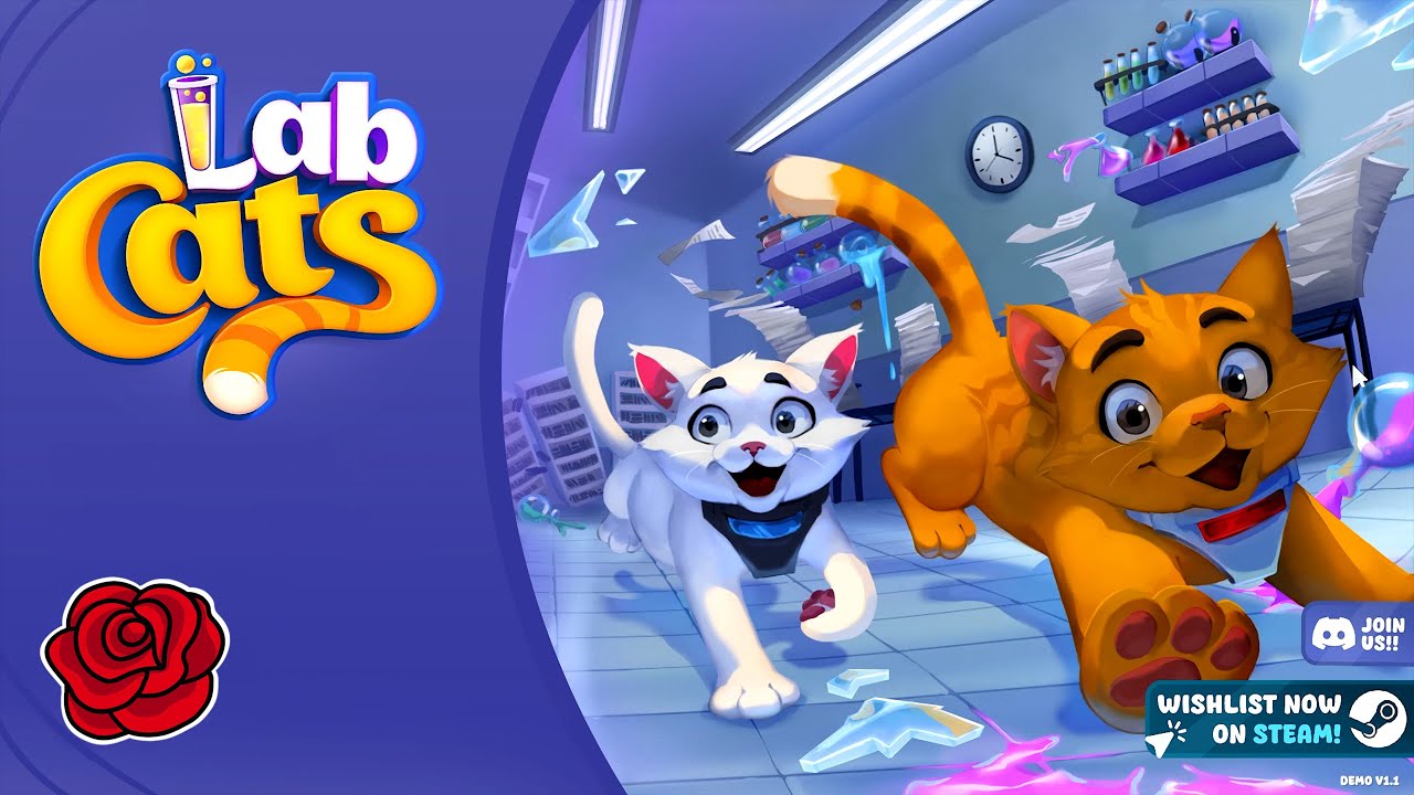 Playing as Two Lab Cats to Try and Escape From a Lab - YouTube