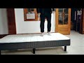 ロリング脚付きマットレスrolling up complete bed.