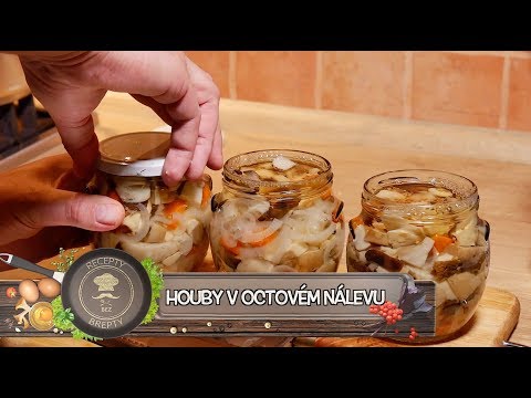 Video: Nakládané žampiony, Jednoduchý Recept