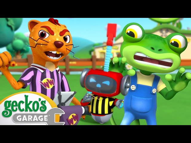 Weasel Spoils the Soccer Match | Gecko's Garage | Trucks For Children | Cartoons For Kids class=