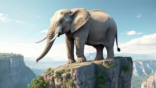 Dangerous Actions of the Giant Elephant on the cliff of the ditch by Hewan Penghibur 72 views 1 day ago 4 minutes, 39 seconds