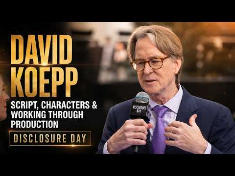 Writer David Koepp Talks Disclosure Day Script, Characters & Working Through Production | ScreenSlam