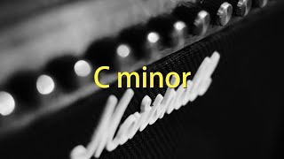 C Minor Rock Guitar Backing Track (76 bpm)