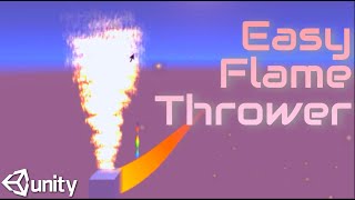 Simple Flamethrower Particle System Unity