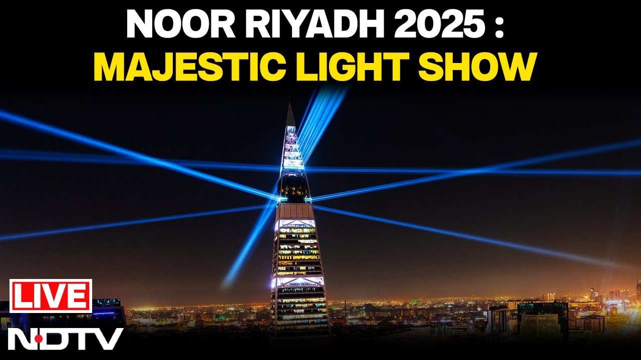 Noor Riyadh 2025 LIVE | Noor Riyadh Light Show | Saudi Arabia | Riyadh Festival