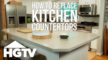 How to Remove Laminate Kitchen Countertops | HGTV