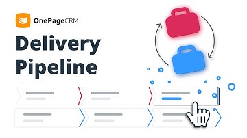 CRM for client projects & post-sales operations | OnePageCRM Delivery Pipeline