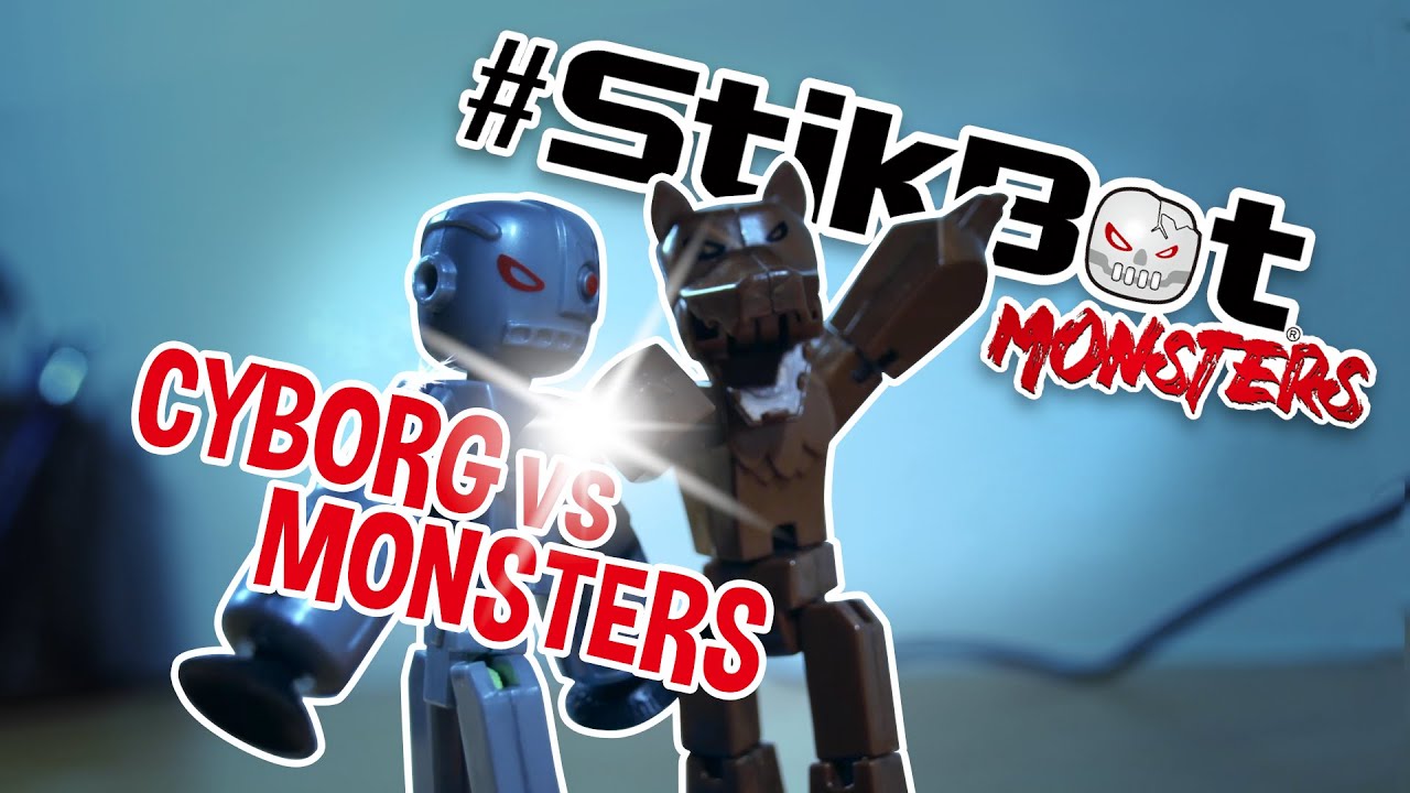 Stikbot Monsters - Werewolf & Cyborg Pack
