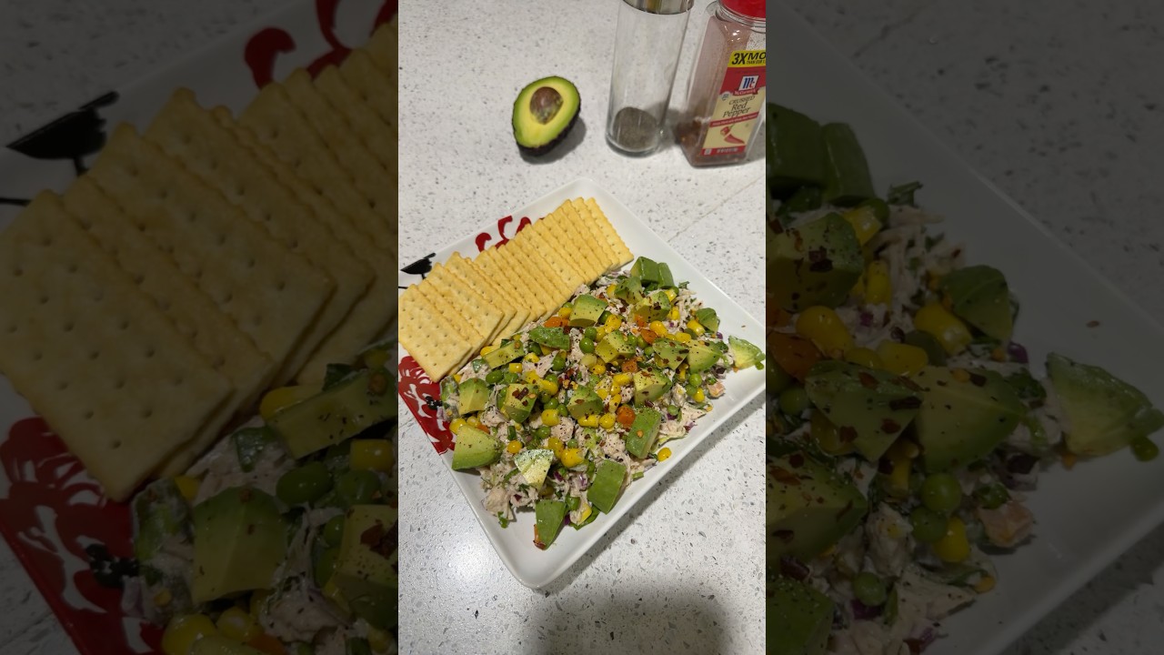 Ensalada de pechuga de pollo #saled #stepbystep #easytomakefood #followme #fyp #recetas