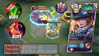 NEW RECOMMENDED BUILD HARLEY AFTER UPDATE PATCH 2024!! HARLEY BACK TO META GUYS🤔??