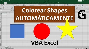 Colorea formas (Shapes) en Excel automáticamente según un valor de celda con VBA